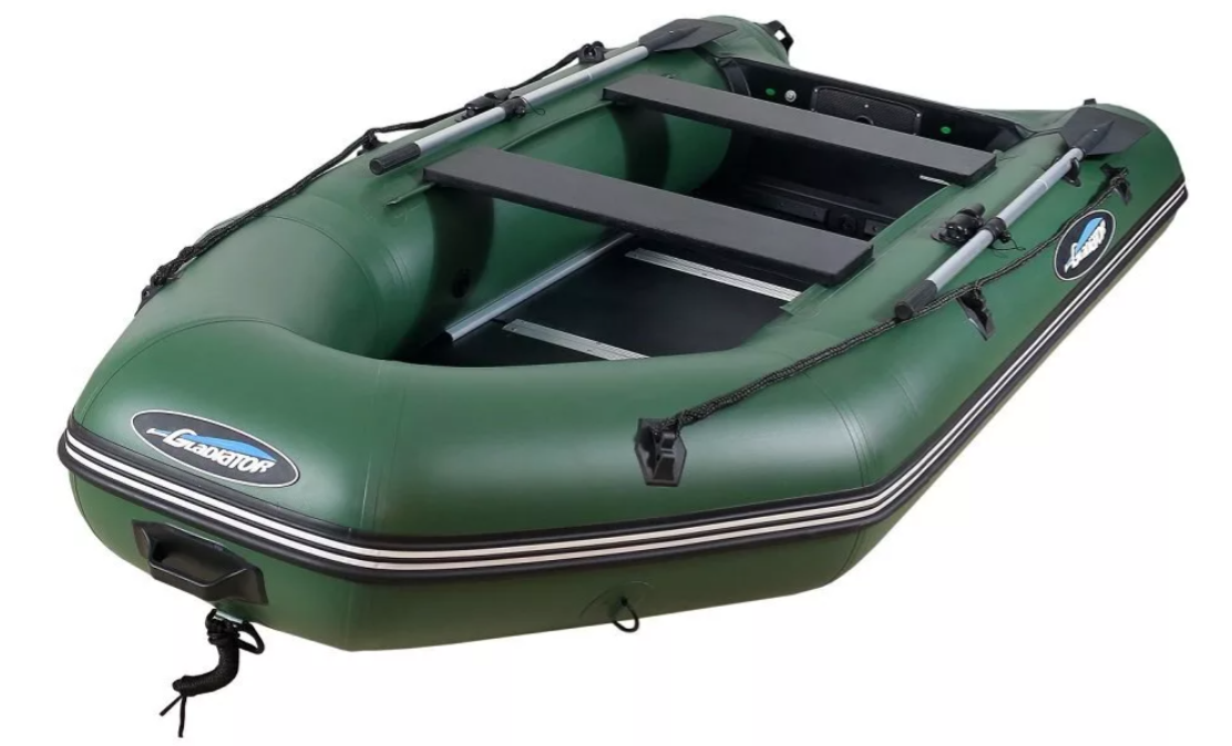 МОТОРНО-ГРЕБНАЯ ЛОДКА ПВХ GLADIATOR А 340 ТК С ФАНЕРНЫМ ПОЛОМ в Новочебоксарске