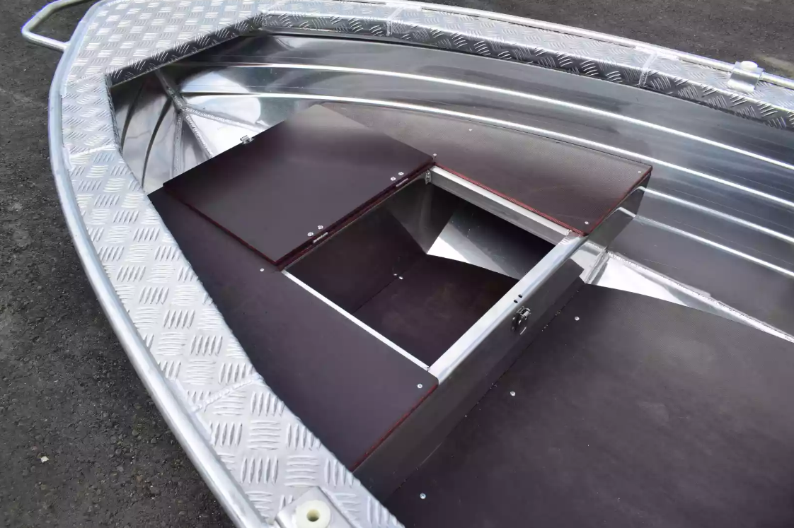 Алюминиевая лодка Wyatboat-390Р Увеличенный борт в Новочебоксарске