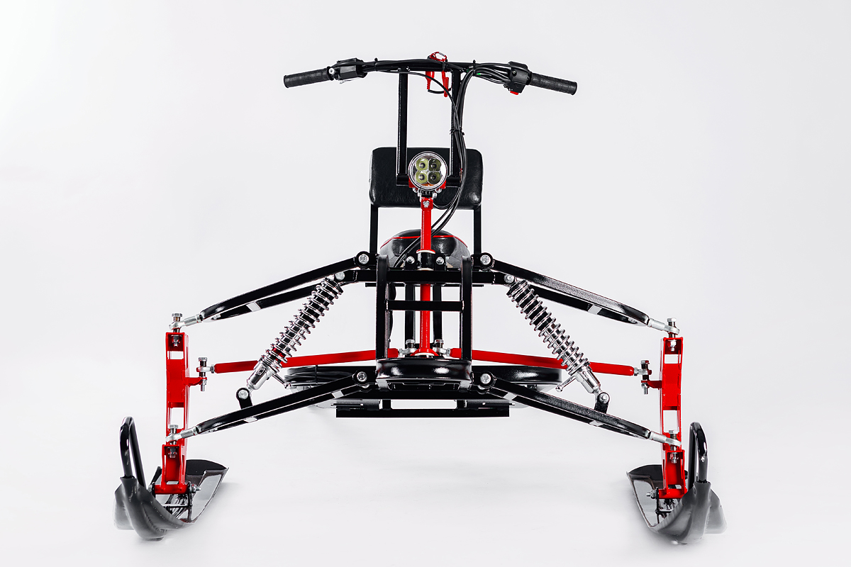 Лыжный модуль IKUDZO с подогревом ручек пластиковые лыжи в Новочебоксарске