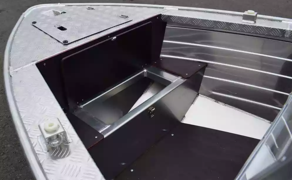 Алюминиевая лодка Wyatboat-390 DCM Увеличенный борт в Новочебоксарске