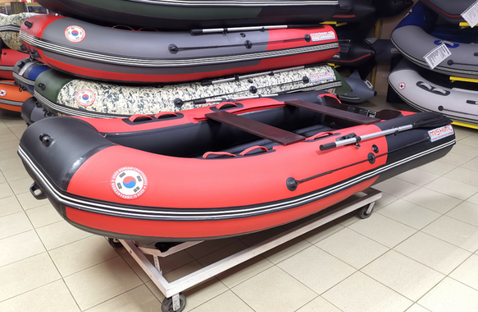 КОМПЛЕКТ Лодка MISHIMO PRO 350 + ЛОДОЧНЫЙ МОТОР MARLIN MP 9.9 (20) AMHS PRO в Новочебоксарске