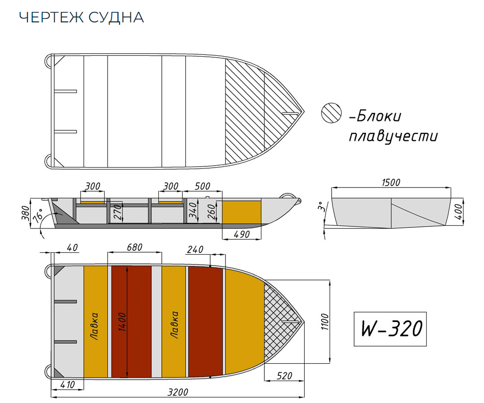 Алюминиевая Wyatboat-320 в Новочебоксарске