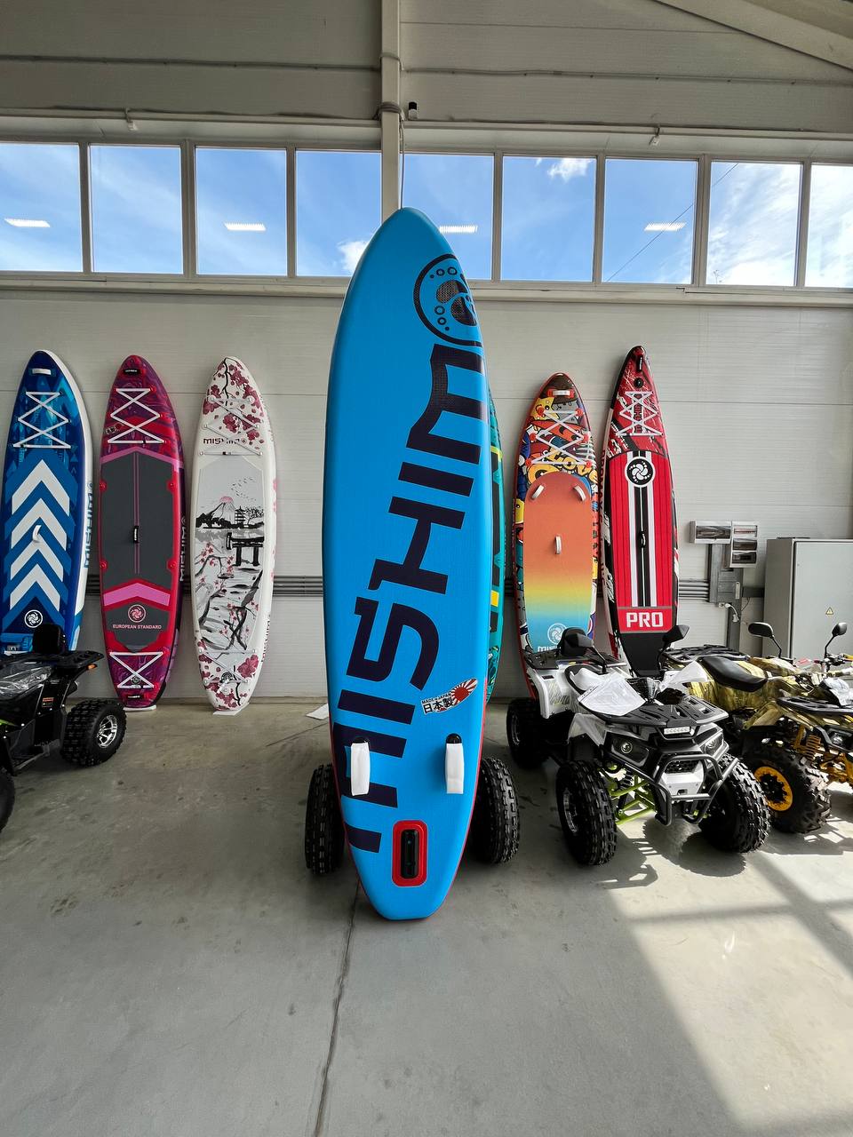 SUP (САП) Доска MISHIMO FLY AIR BLUE 10,8’ (330см) в Новочебоксарске