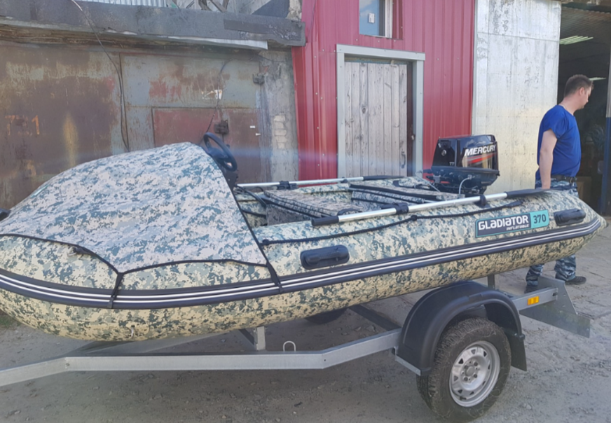НАДУВНАЯ ЛОДКА GLADIATOR C370AL в Новочебоксарске