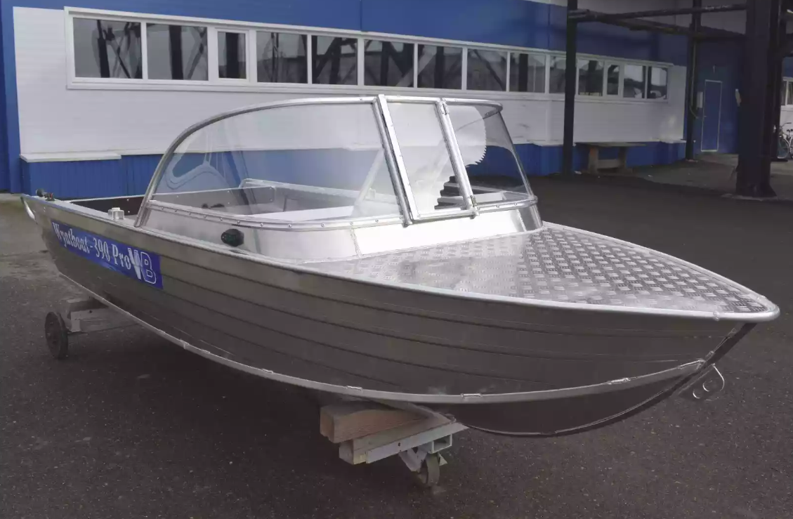 Алюминиевая лодка Wyatboat-390 Pro в Новочебоксарске
