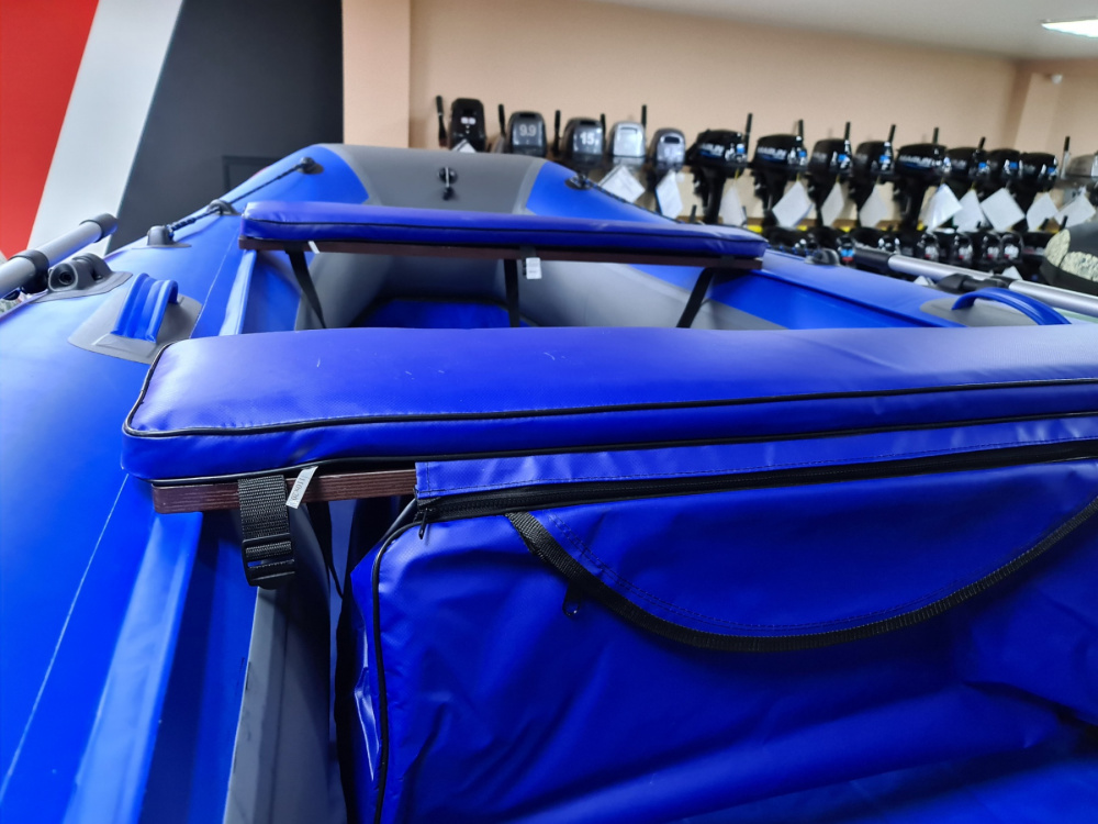 КОМПЛЕКТ МЯГКИХ НАКЛАДОК С СУМКОЙ ДЛЯ ЛОДОК 90Х20 СИНИЙ в Новочебоксарске