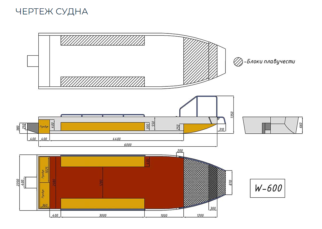 Алюминиевая лодка Wyatboat-600 в Новочебоксарске