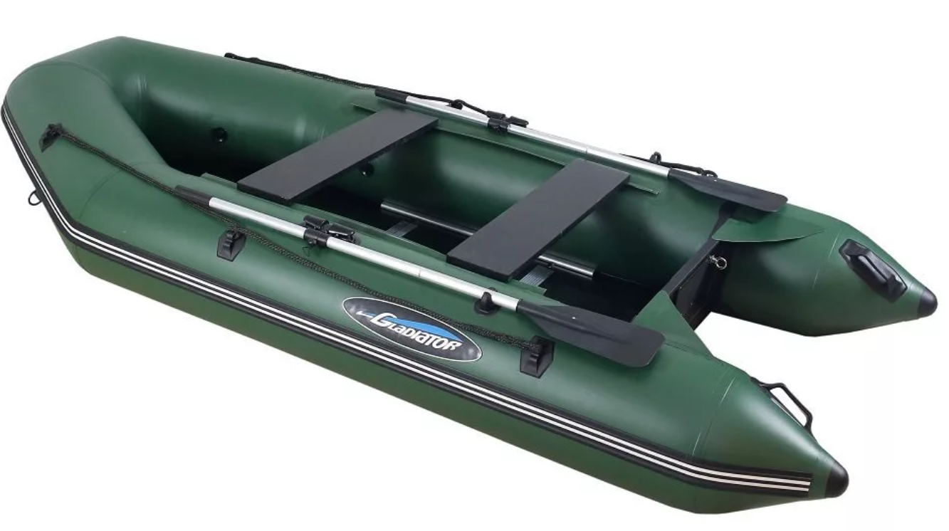 МОТОРНО-ГРЕБНАЯ ЛОДКА ПВХ GLADIATOR A 280 ТК С ФАНЕРНЫМ ДНОМ в Новочебоксарске