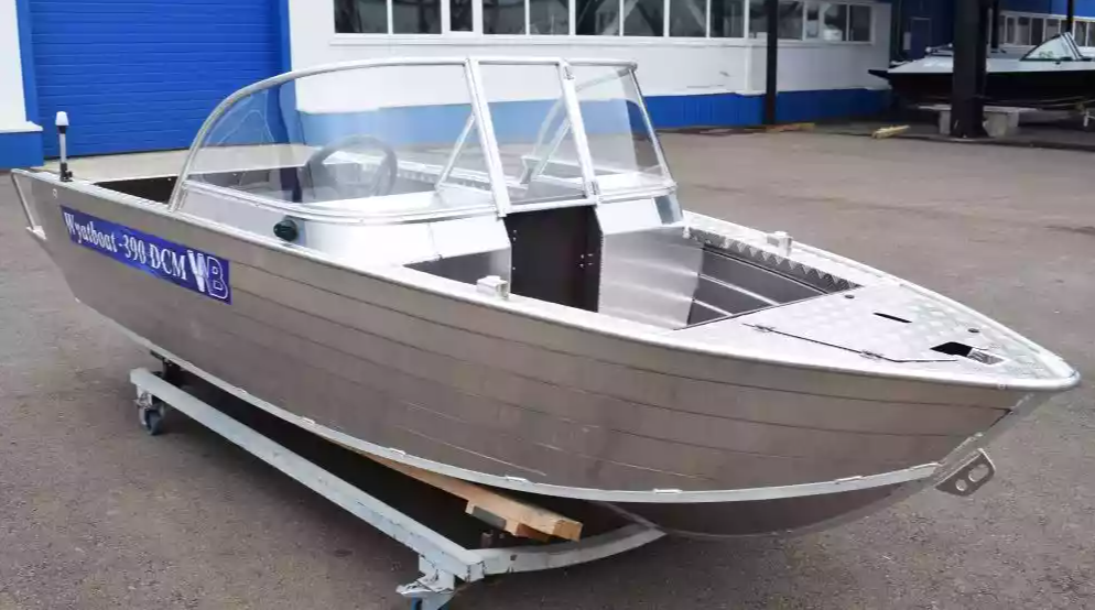 Алюминиевая лодка Wyatboat-390 DCM Увеличенный борт в Новочебоксарске