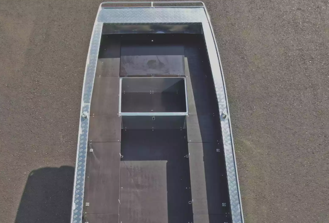 Алюминиевая лодка Wyatboat-490 Jonboat в Новочебоксарске