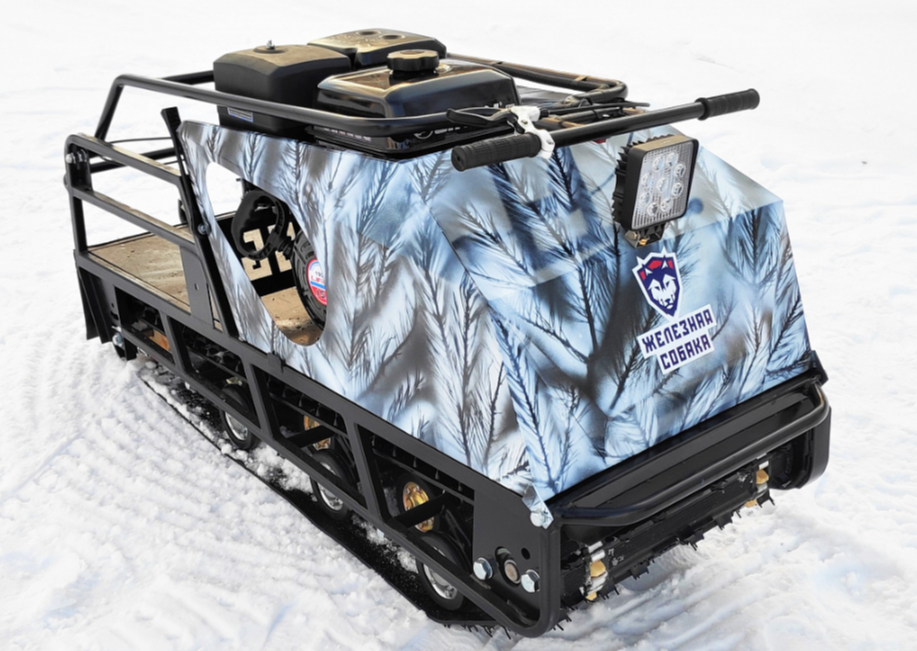 Мотобуксировщик Irondog (Железная собака) M600 15 Камуфляж Охотник в Новочебоксарске