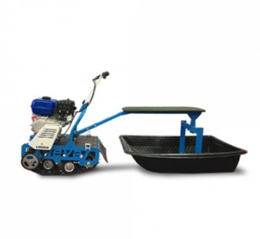 Мотобуксировщик НЕВА МС-1К с санями и сиденьем в Новочебоксарске