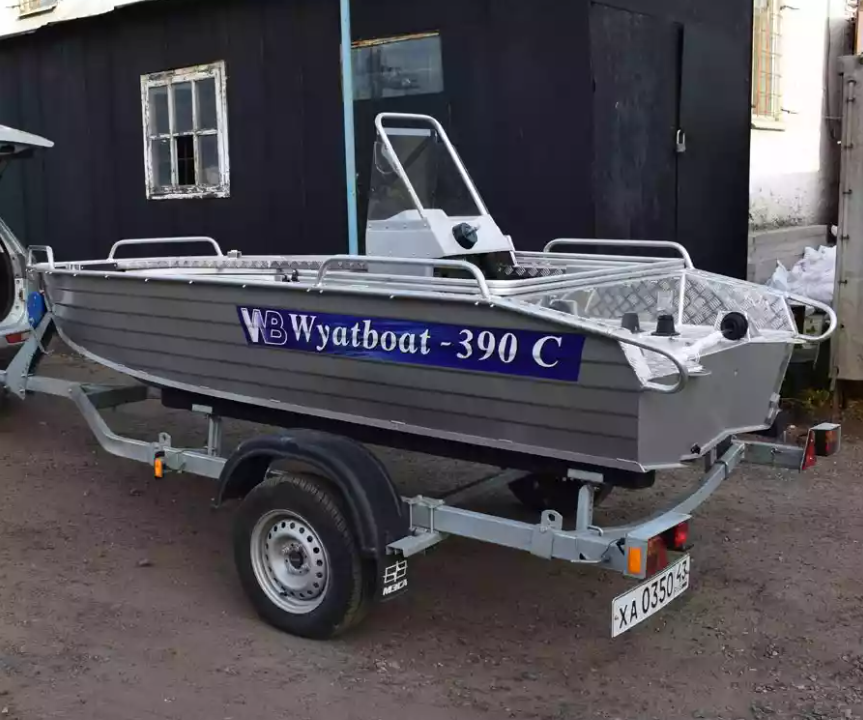 Алюминиевая лодка Wyatboat-390 C в Новочебоксарске