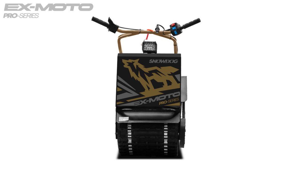 Мотобуксировщик EX-MOTO SNOWDOG S380 8л.с. в Новочебоксарске