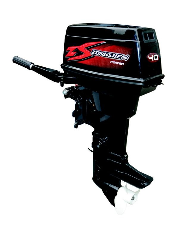Лодочный мотор Zongshen T40 (+руль+пульт) в Новочебоксарске