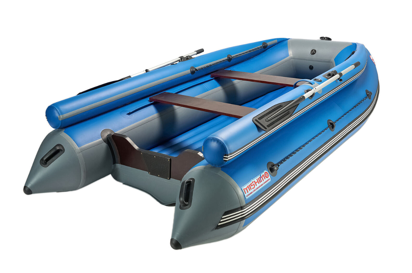 КОМПЛЕКТ ЛОДКА MISHIMO FAMILY LITE 370 + МОТОР MARLIN MP 9.9 AMHS PROLINE FORCE в Новочебоксарске