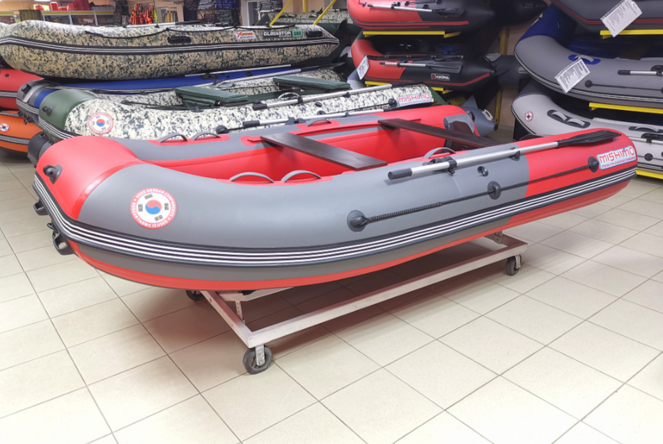 КОМПЛЕКТ Лодка MISHIMO PRO 350 + ЛОДОЧНЫЙ МОТОР MARLIN MP 9.9 (20) AMHS PRO в Новочебоксарске