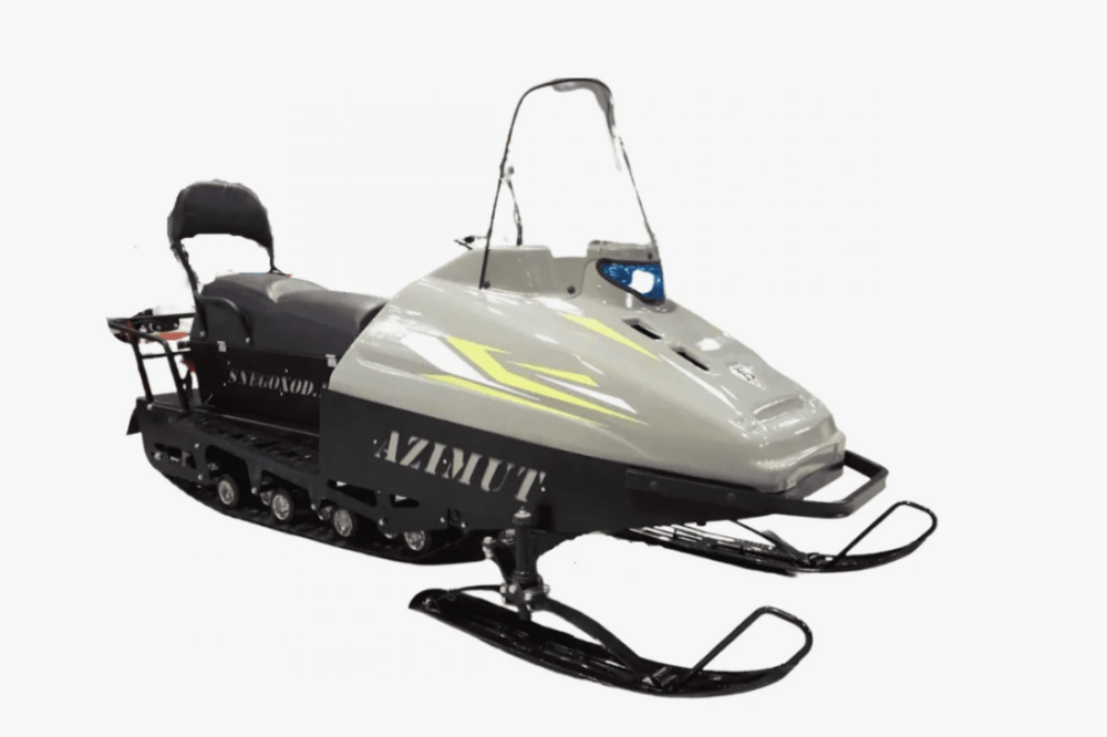 Миниснегоход Бурлак Азимут 24 л.с. , эл.запуск, реверс, тормоз гидравл, капот серый в Новочебоксарске