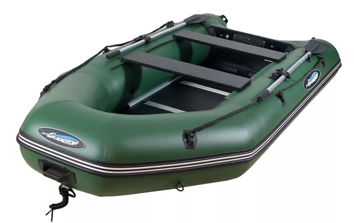 МОТОРНО-ГРЕБНАЯ ЛОДКА ПВХ GLADIATOR A 280 ТК С ФАНЕРНЫМ ДНОМ в Новочебоксарске