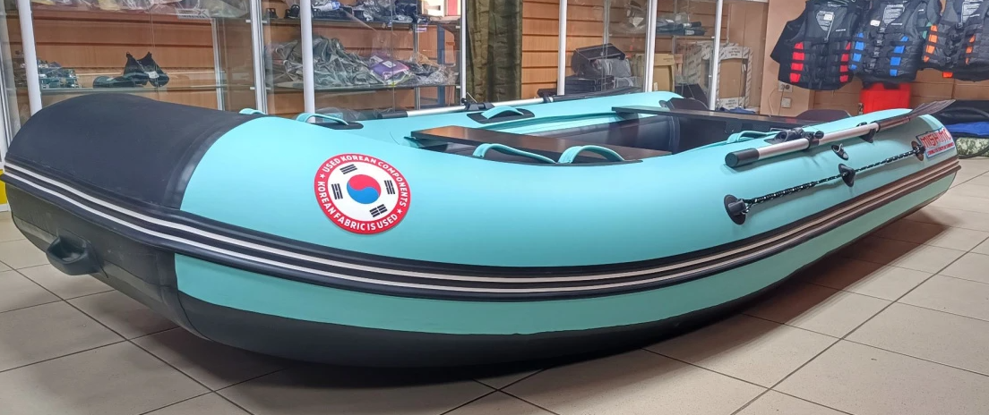 КОМПЛЕКТ ЛОДКА MISHIMO LITE 350 + МОТОР 9,9 (15) Л.С. в Новочебоксарске