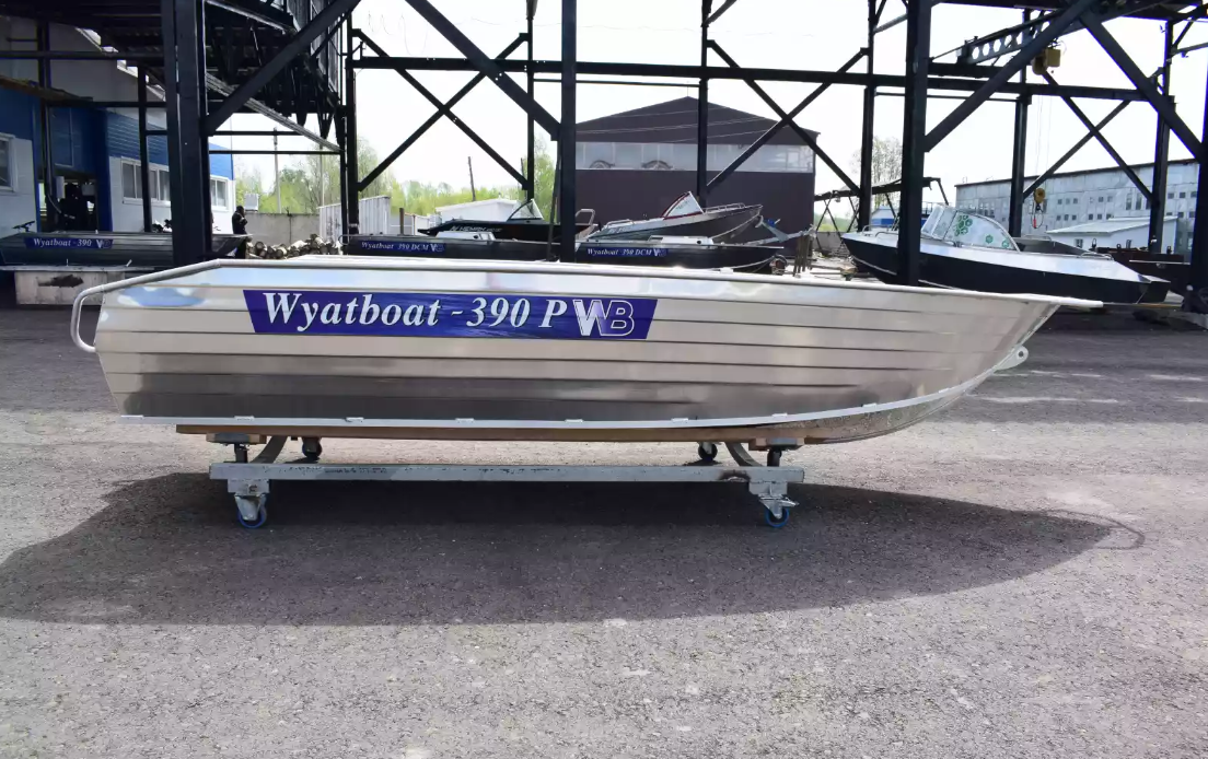 Алюминиевая лодка Wyatboat-390Р Увеличенный борт в Новочебоксарске