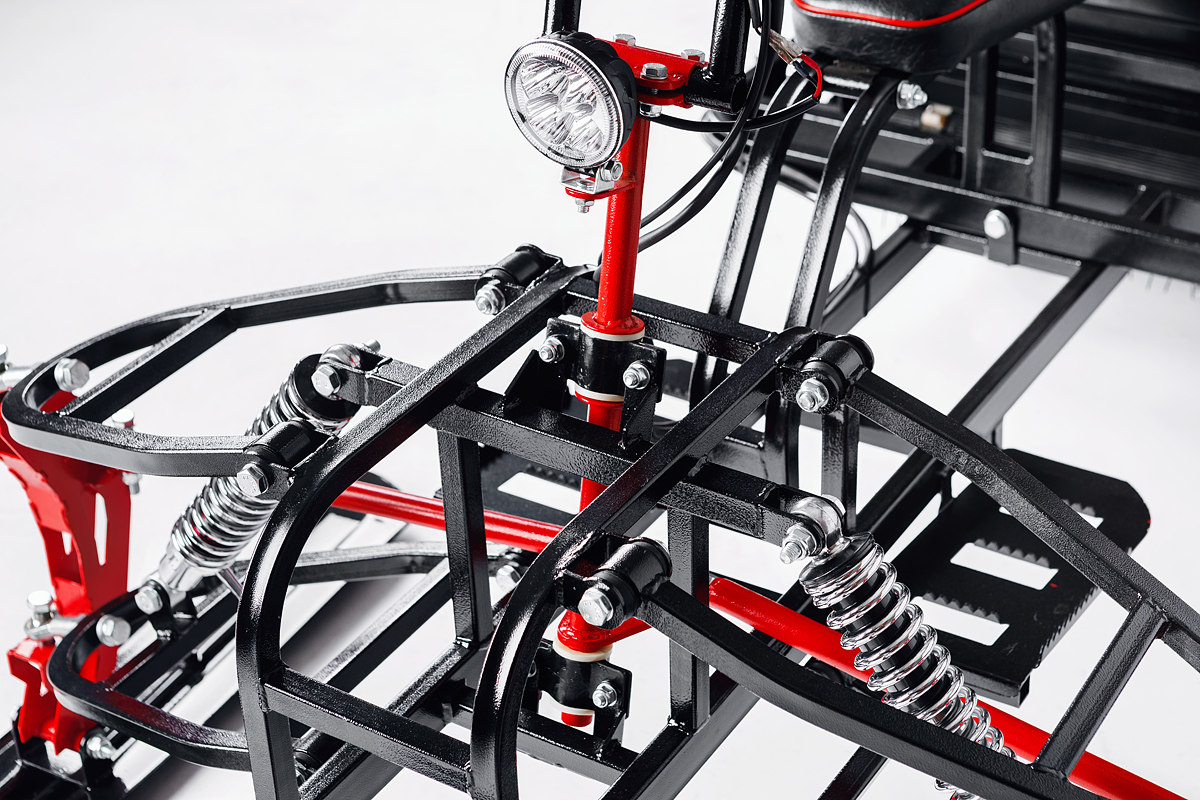 Лыжный модуль IKUDZO с подогревом ручек пластиковые лыжи в Новочебоксарске