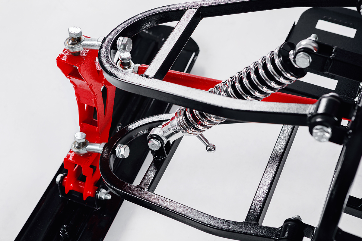 Лыжный модуль IKUDZO с подогревом ручек пластиковые лыжи в Новочебоксарске