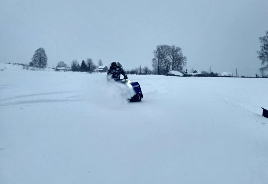 Мотобуксировщик Альбатрос-XLV 15 тележки, 1450 мм в Новочебоксарске