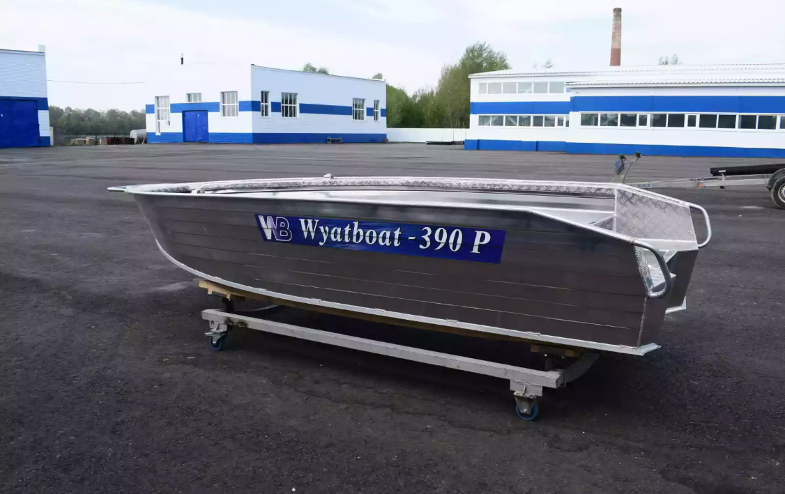 Алюминиевая лодка Wyatboat-390Р Увеличенный борт в Новочебоксарске