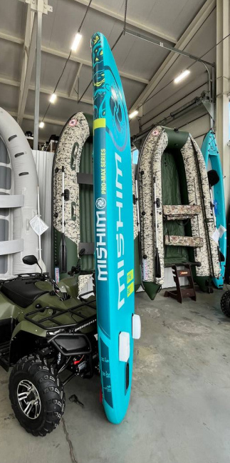 SUP (САП) Доска MISHIMO PRO-MAX Light Teal 11,6’ (355см) в Новочебоксарске