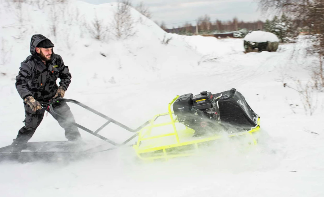 Мотобуксировщик Бурлак ХОЗЯИН-1 (капот ткань) в Новочебоксарске