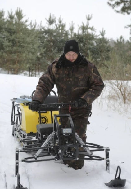 Мотобуксировщик РЫБАК PK 15 л.с. (короткая база 1230мм) в Новочебоксарске