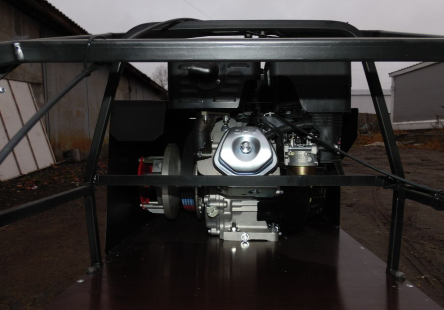 Мотобуксировщик AhtaR Зима 9 л/с с вариатором в Новочебоксарске