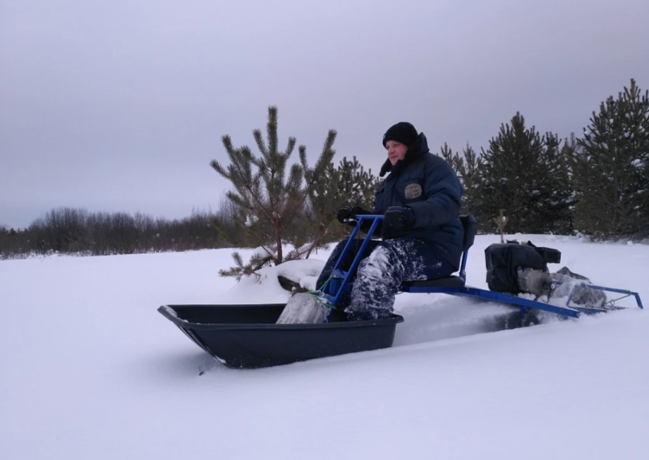 Мотобуксировщик толкач Альбатрос-XL8 с модулем. Без фары, тележки в Новочебоксарске