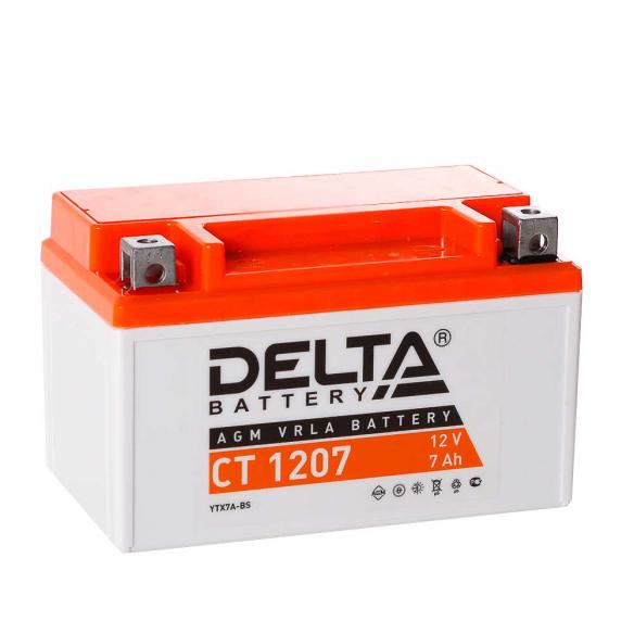Аккумулятор Delta CT 1207 (12V / 7Ah) в Новочебоксарске