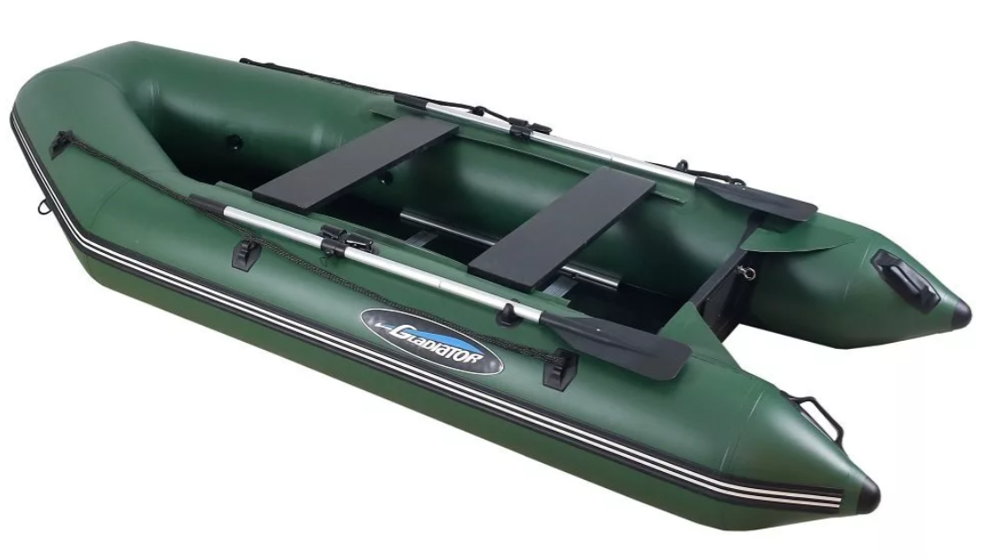 МОТОРНО-ГРЕБНАЯ ЛОДКА ПВХ GLADIATOR А 340 ТК С ФАНЕРНЫМ ПОЛОМ в Новочебоксарске