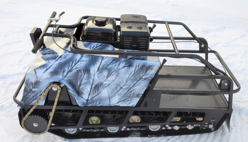 Мотобуксировщик Irondog (Железная собака) M600 15 Камуфляж Охотник в Новочебоксарске