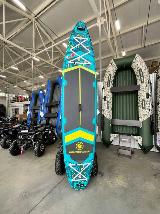 SUP (САП) Доска MISHIMO PRO-MAX Light Teal 11,6’ (355см) в Новочебоксарске