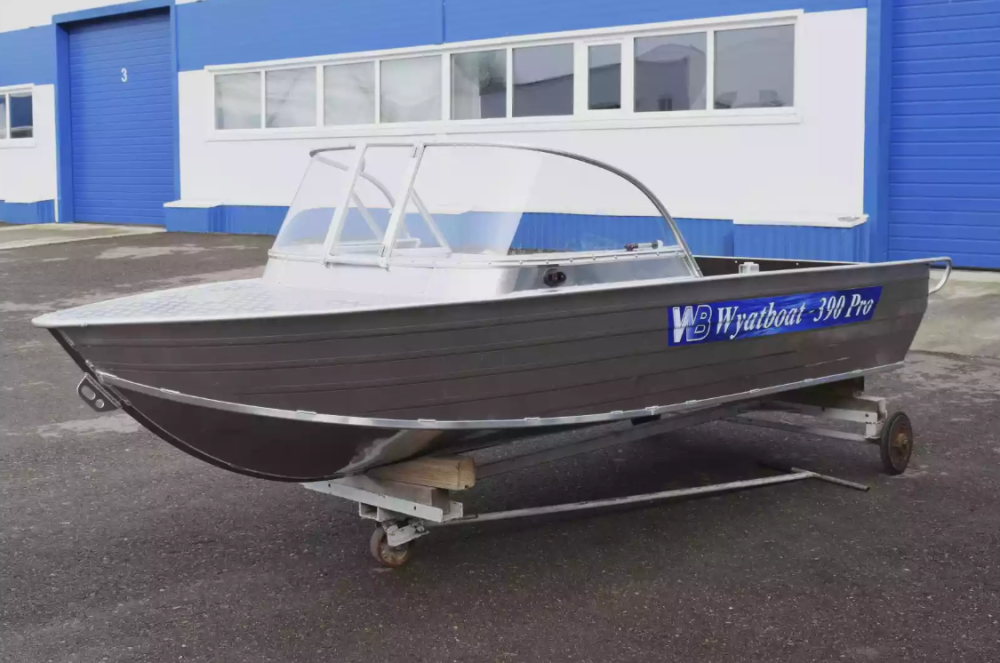 Алюминиевая лодка Wyatboat-390 Pro в Новочебоксарске