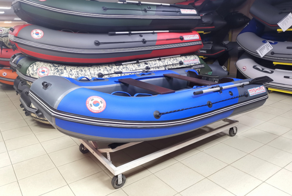 КОМПЛЕКТ Лодка MISHIMO PRO 350 + ЛОДОЧНЫЙ МОТОР MARLIN MP 9.9 (20) AMHS PRO в Новочебоксарске