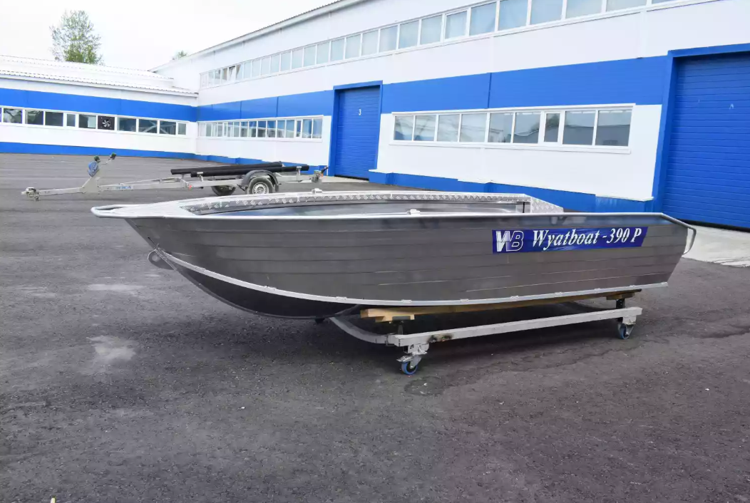 Алюминиевая лодка Wyatboat-390Р Увеличенный борт в Новочебоксарске