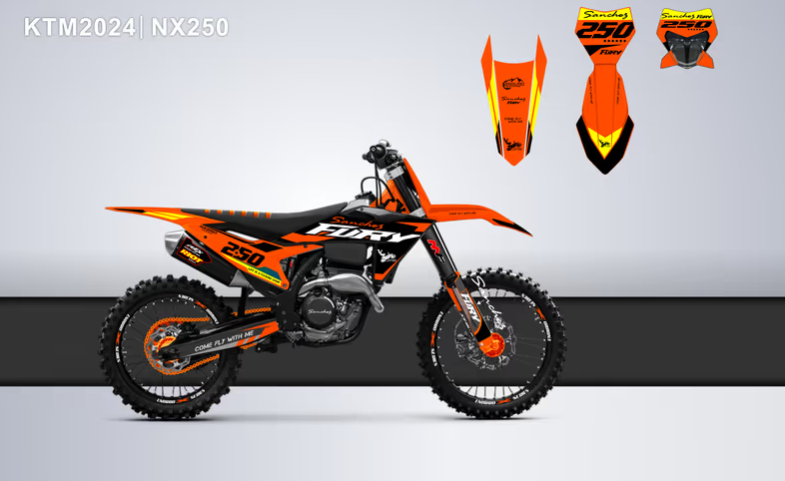 Кроссовый мотоцикл Sanchez Fury NX250 в Новочебоксарске
