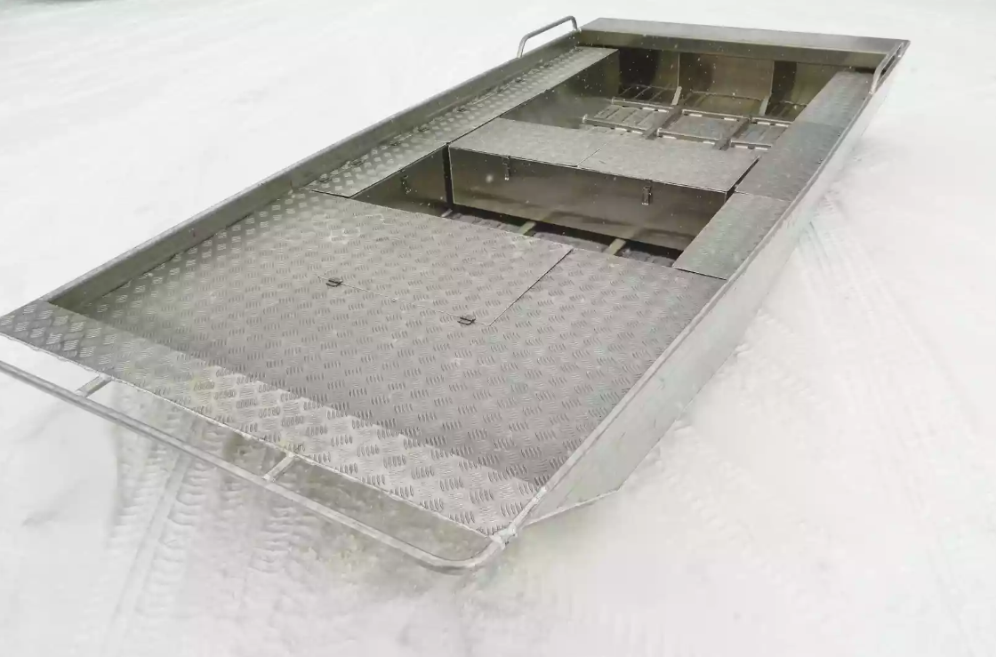 Алюминиевая лодка Wyatboat-390 Jonboat в Новочебоксарске