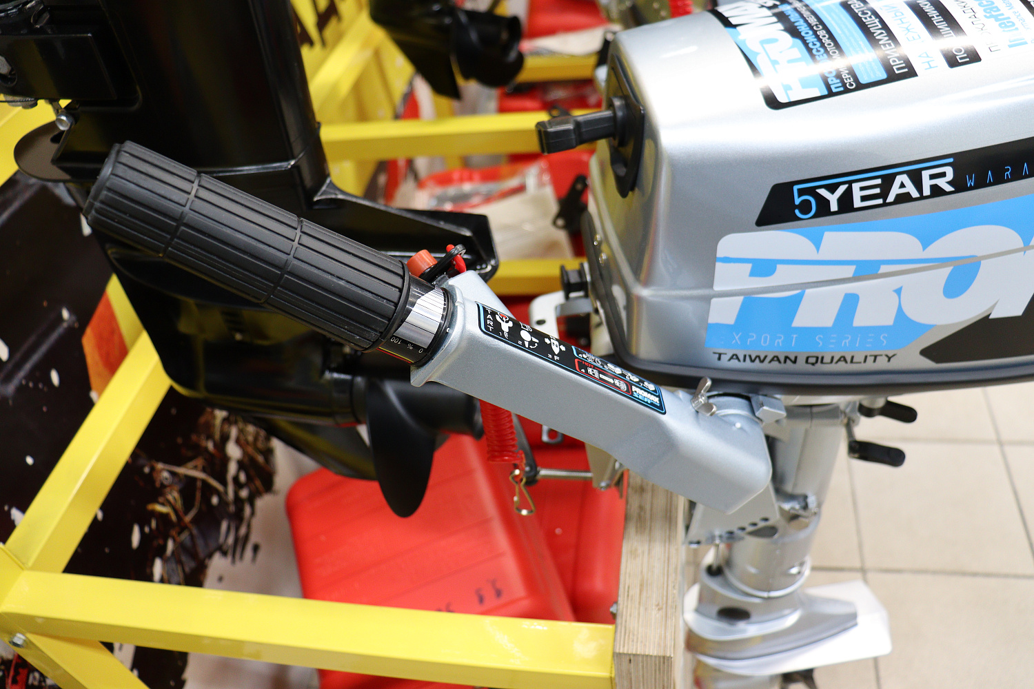 Лодочный мотор PROMAX SP5FHS (внешний бак 12 л) в Новочебоксарске