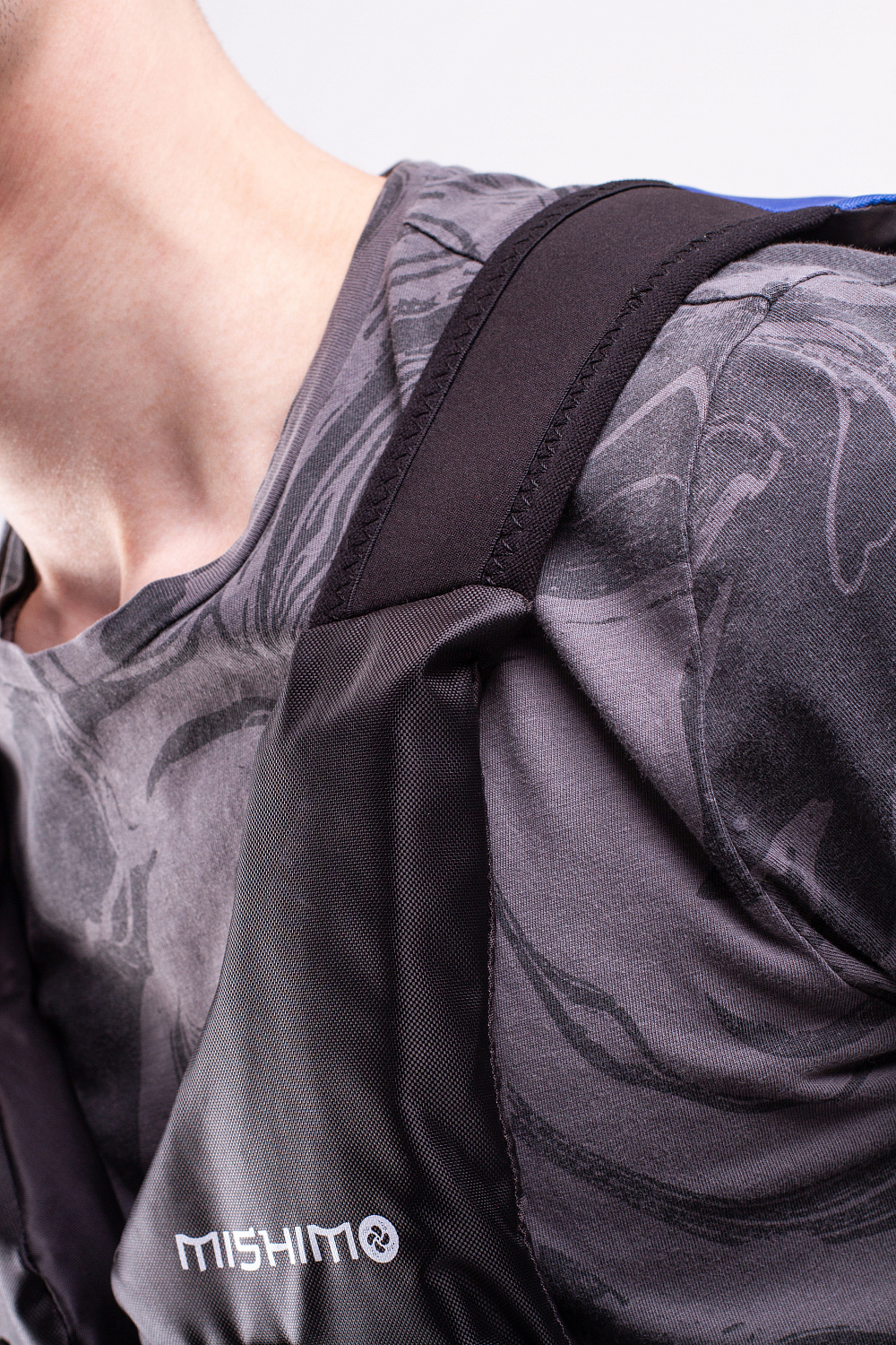 Жилет спасательный MISHIMO PRO Премиум качества Черно-синий в Новочебоксарске