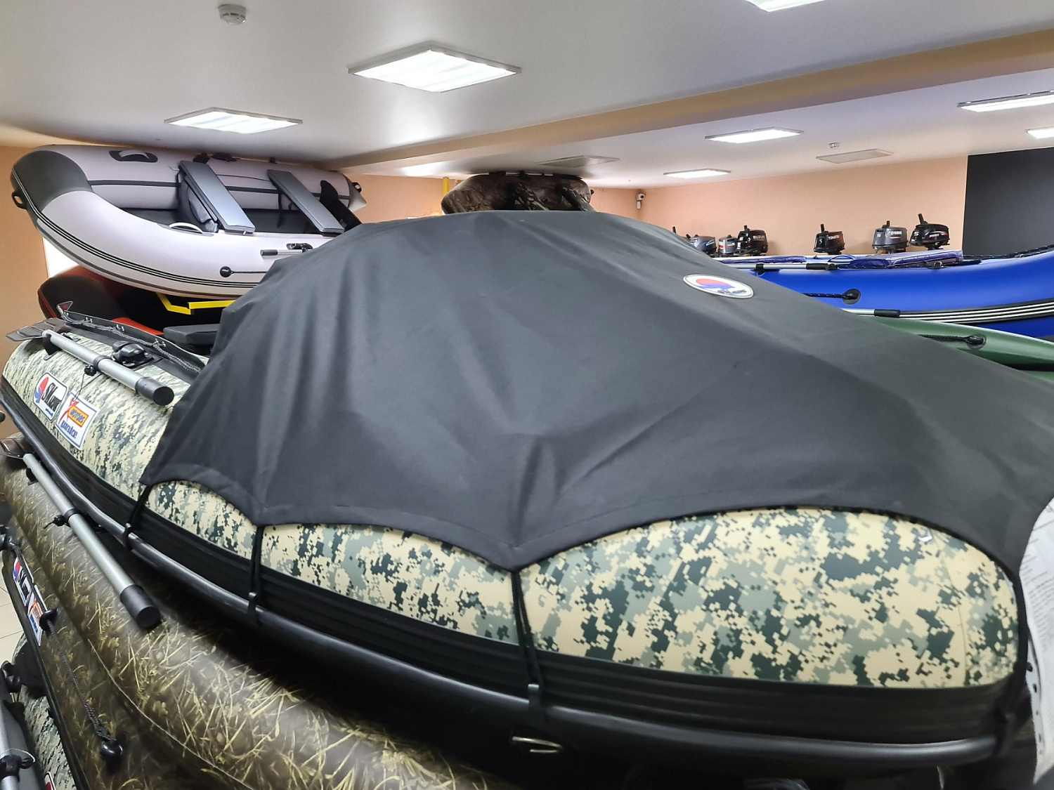 КОМПЛЕКТ НОСОВОГО ТЕНТА К ЛОДКЕ SMARINE AIR MAX 360 ЧЕРНЫЙ в Новочебоксарске