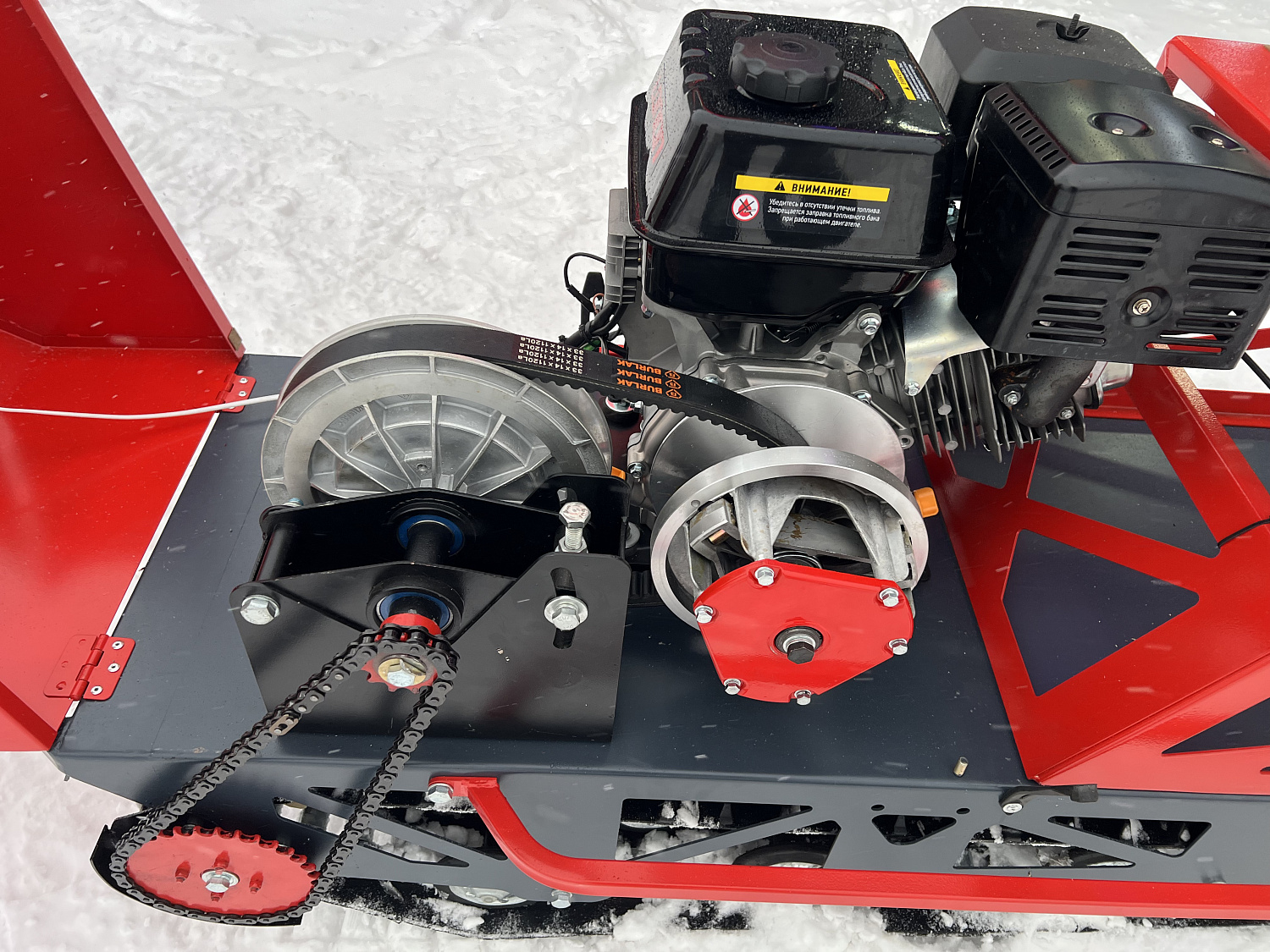 Мотобуксировщик EX-MOTO SNOWDOG S500 15л.с в Новочебоксарске