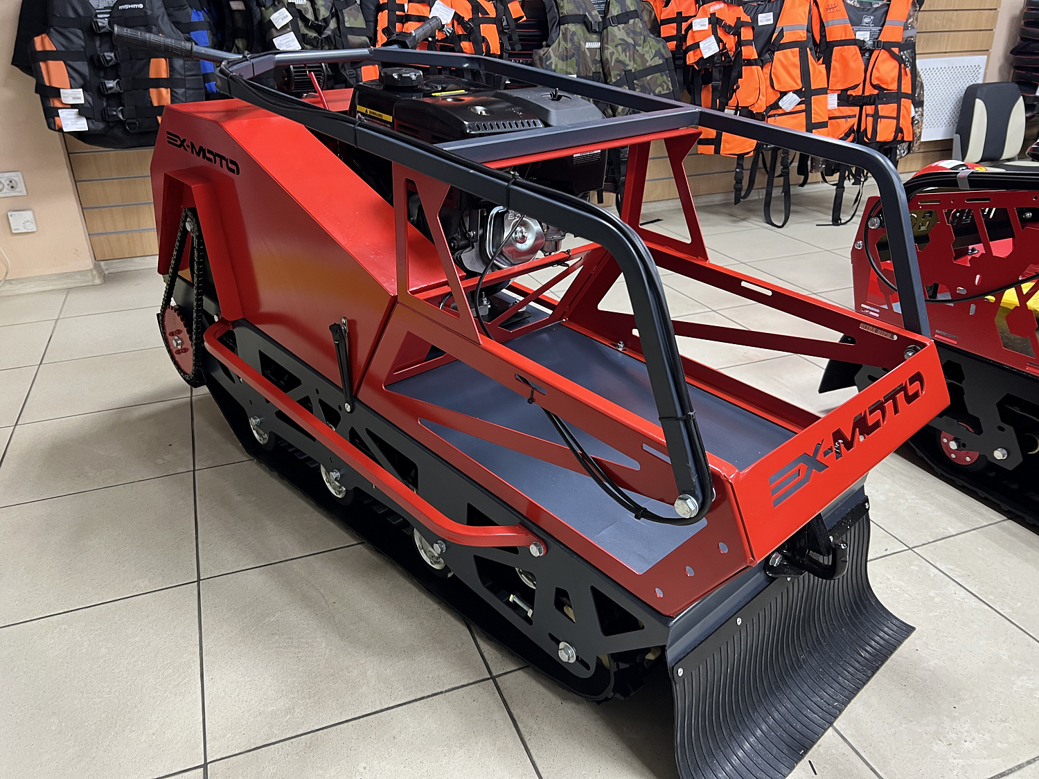 Мотобуксировщик EX-MOTO SNOWDOG S500 15л.с в Новочебоксарске