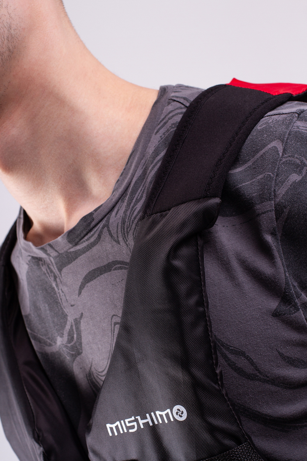 Жилет спасательный MISHIMO PRO Премиум качества Черно-красный в Новочебоксарске